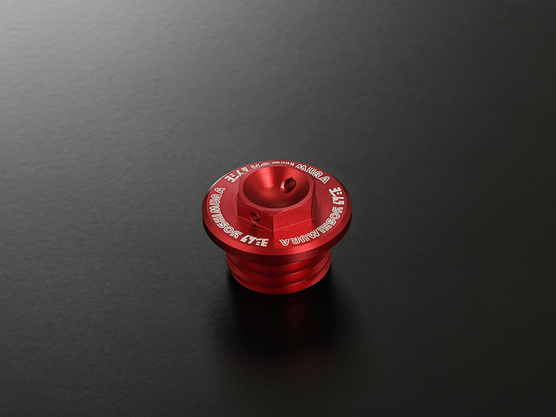 Yoshimura Type-FB oil filler cap — Red