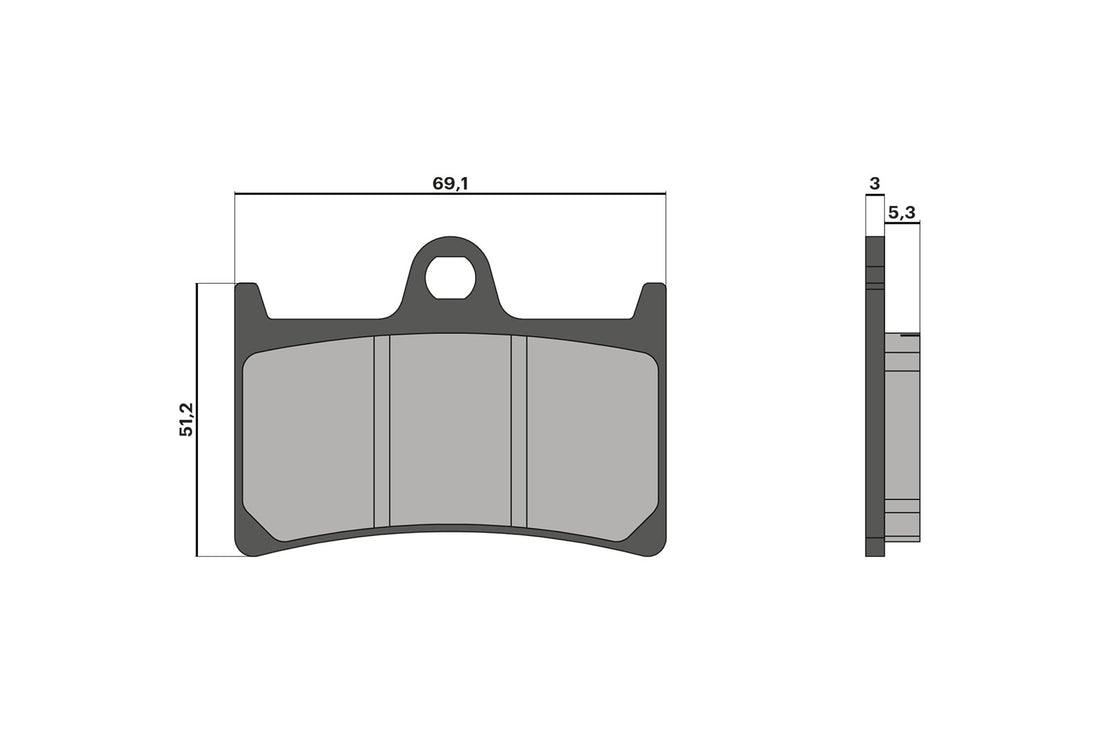 Malossi Brake Pads Front 6215022BB