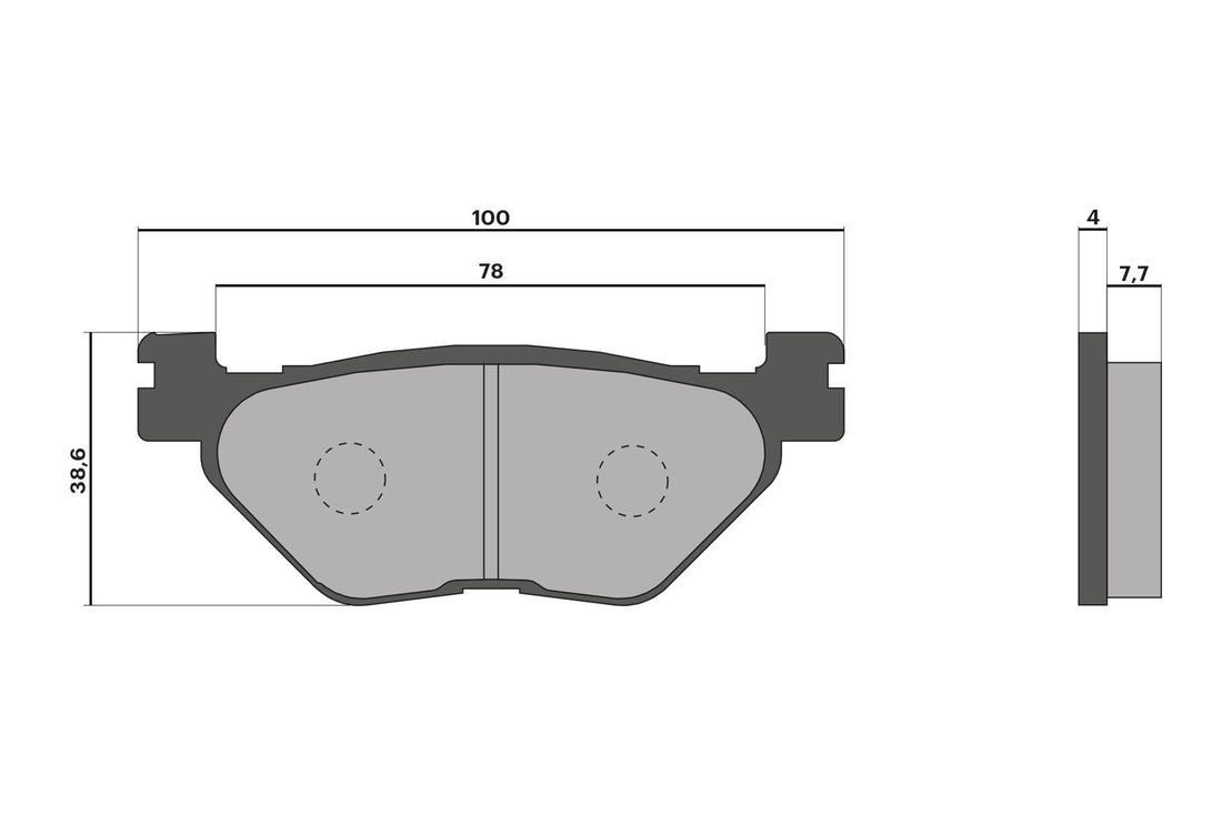 Malossi Brake Pads Rear 6215030BB