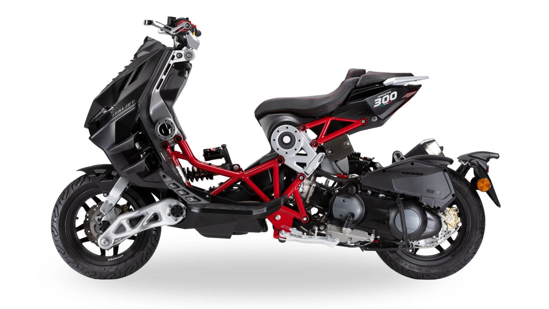 Italjet Dragster 300 Black Red
