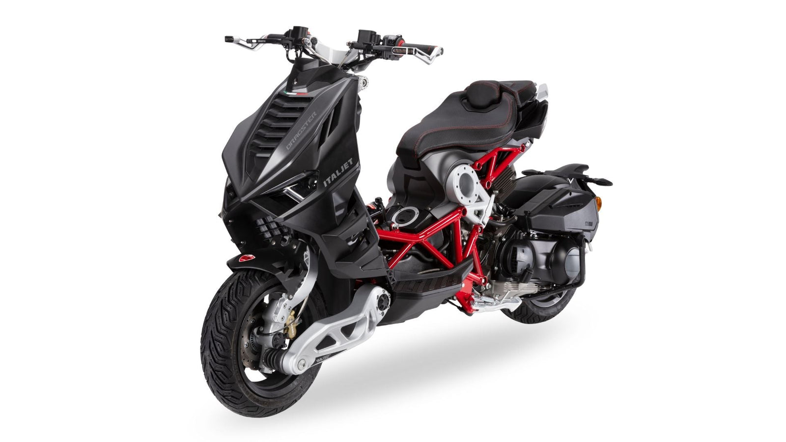 Italjet Dragster 300 — Black / Red