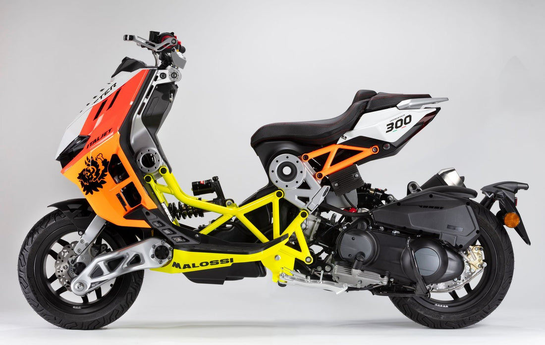 Italjet Dragster 300 scooter servicing at Scooter Narcotics Singapore