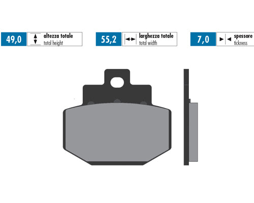 Polini Original Brake Pads — 174.0024