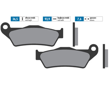 Polini Sintered Brake Pads — 174.2027