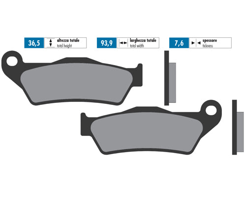Polini Sintered Brake Pads — 174.2027