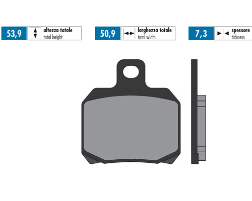 Polini Sintered Brake Pads — 174.2035