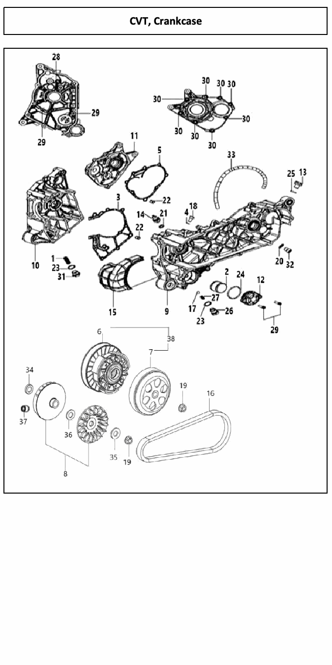 Scomadi TT200 / TL200 original parts reference diagram, source page 13