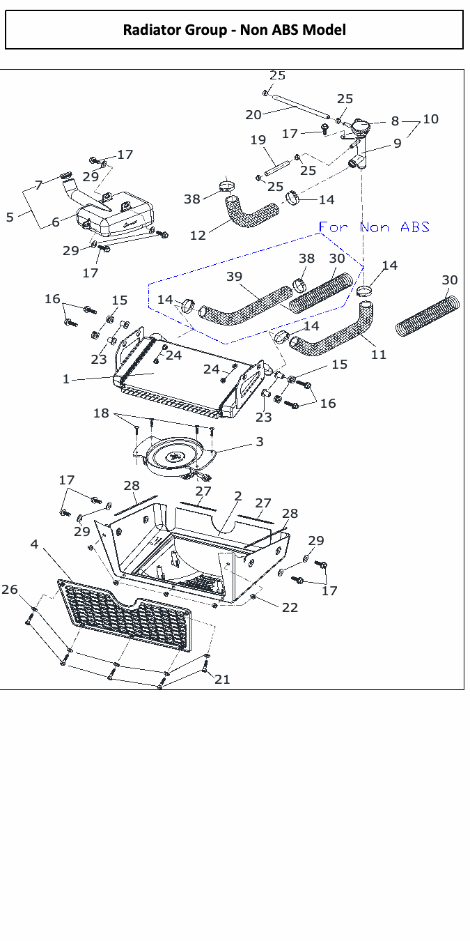 Scomadi TT200 / TL200 original parts reference diagram, source page 21