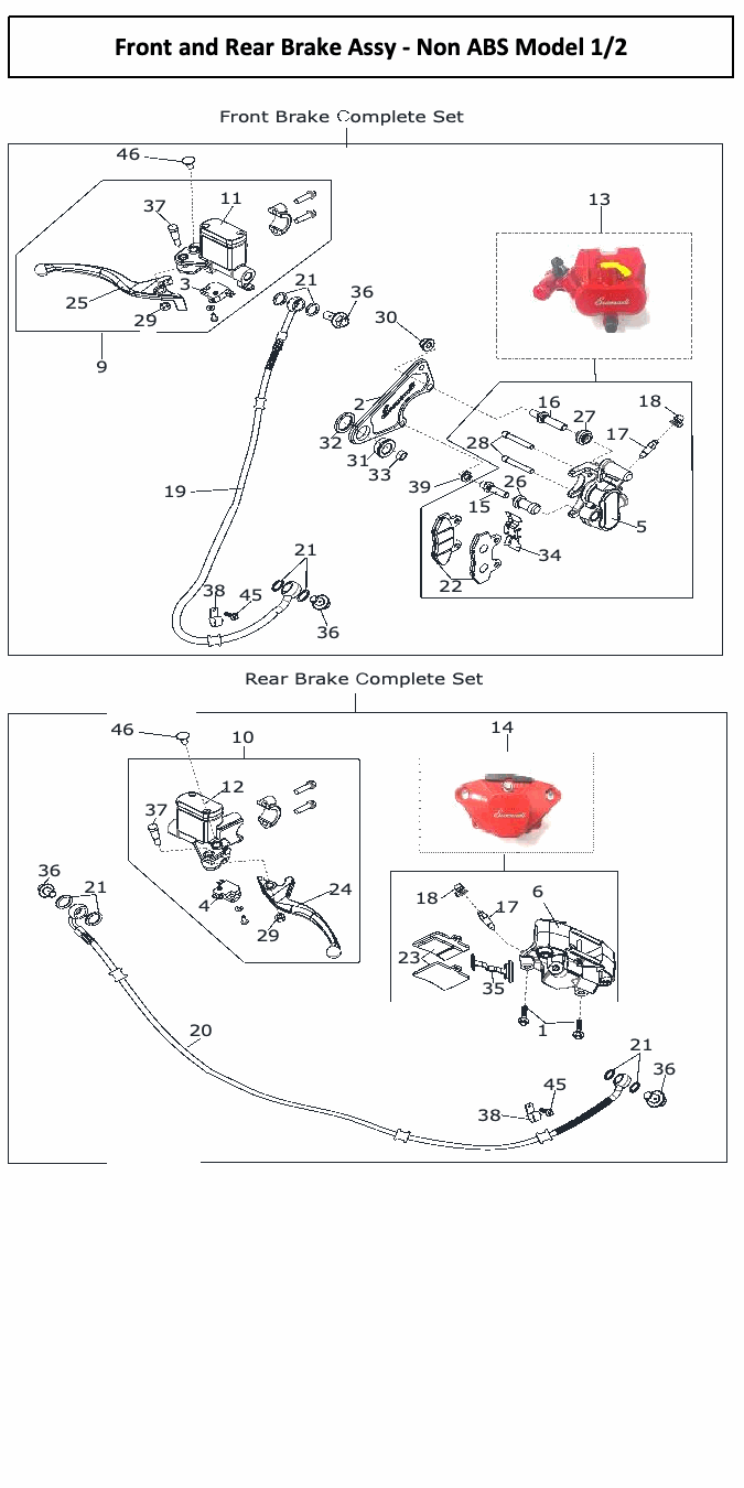 Scomadi TT200 / TL200 original parts reference diagram, source page 35