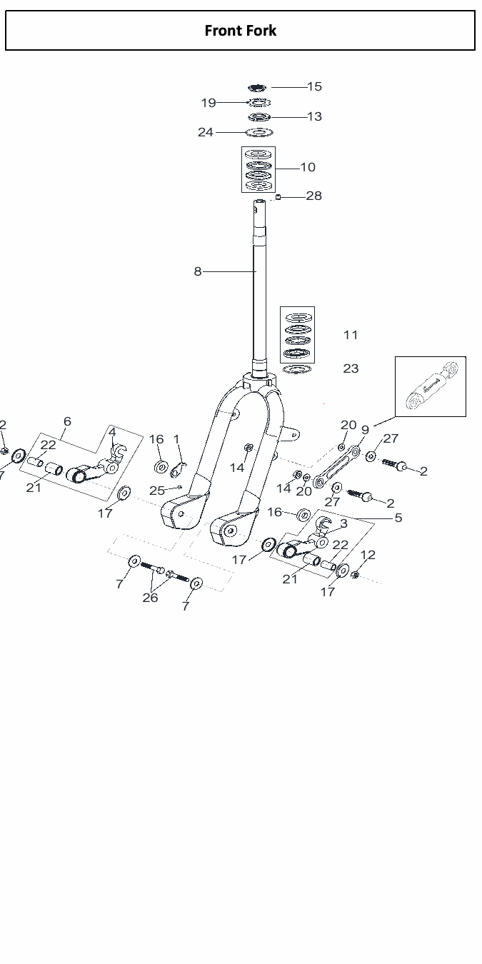 Scomadi TT200 / TL200 original parts reference diagram, source page 38