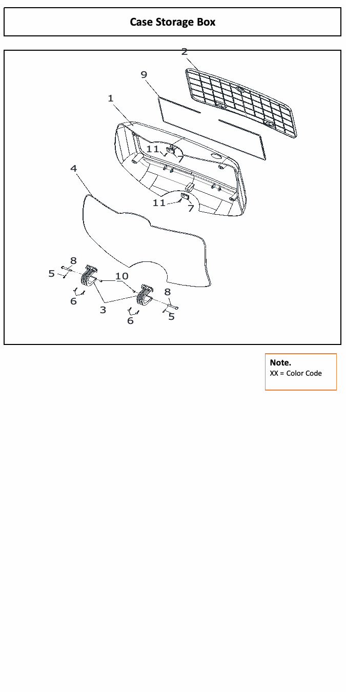 Scomadi TT200 / TL200 original parts reference diagram, source page 46