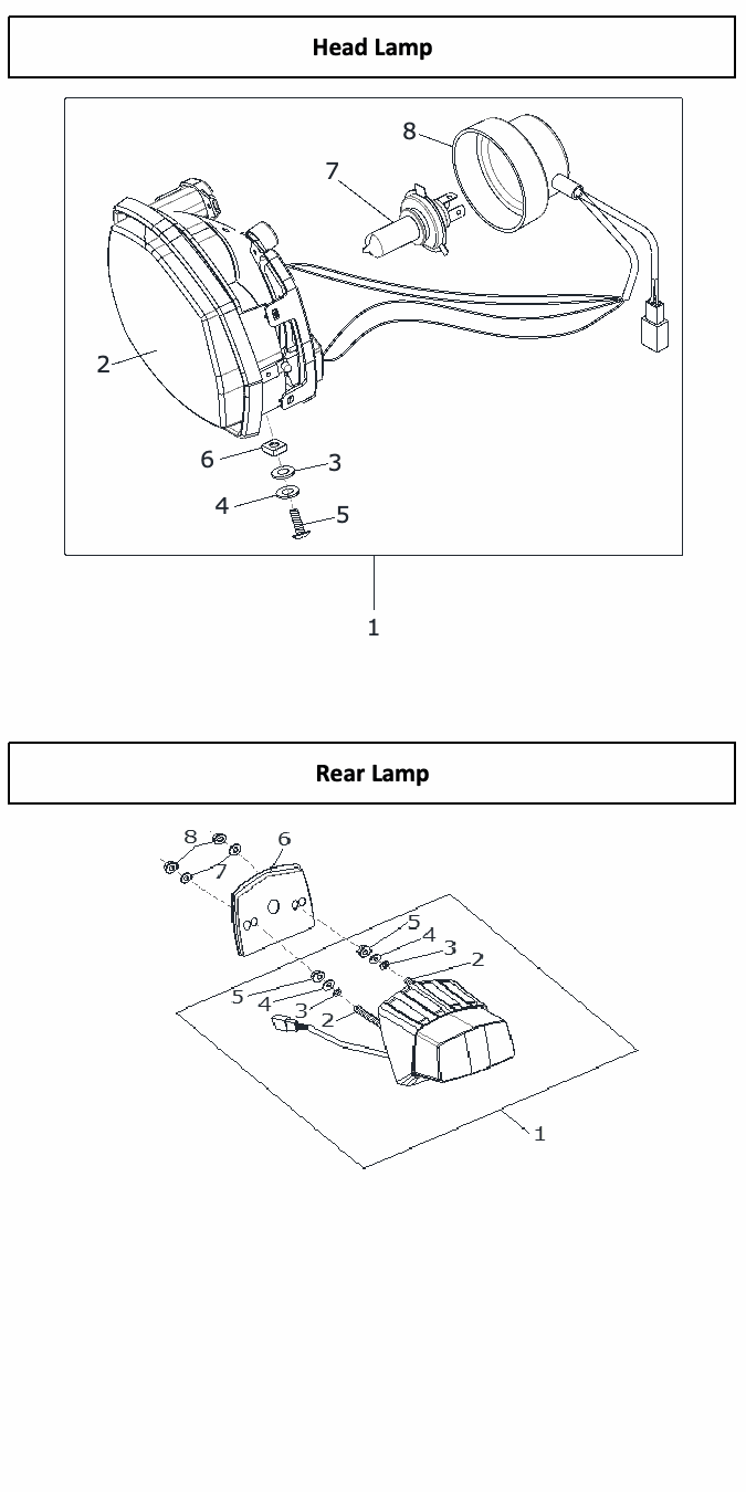 Scomadi TT200 / TL200 original parts reference diagram, source page 47