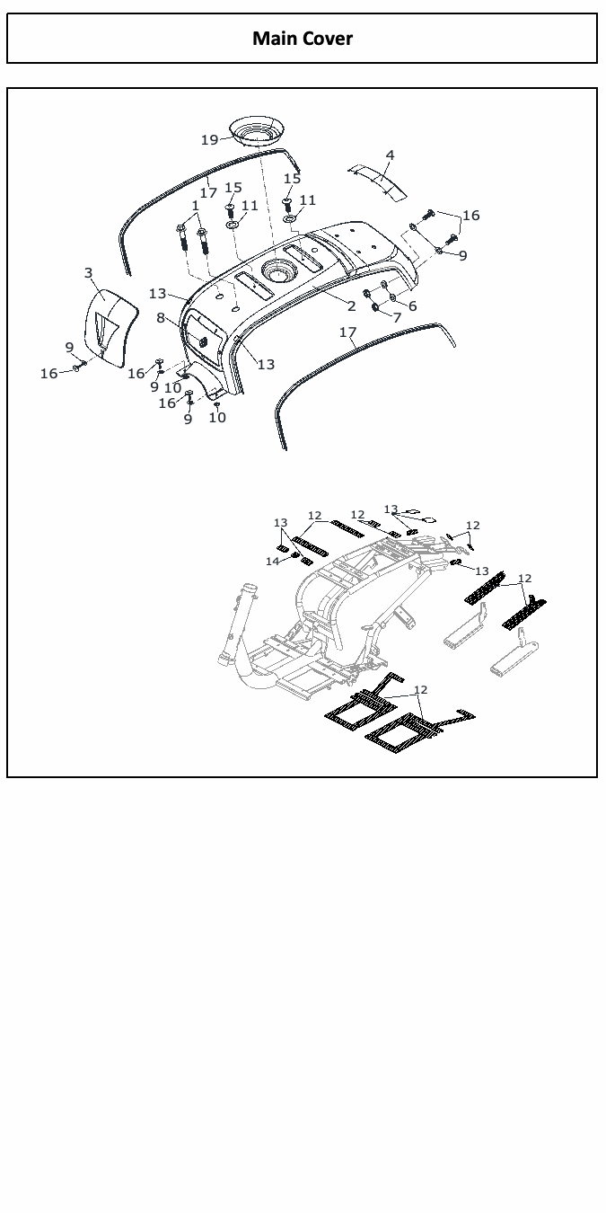 Scomadi TT200 / TL200 original parts reference diagram, source page 51