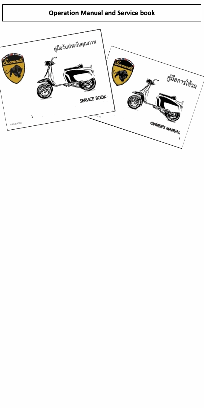 Scomadi TT200 / TL200 original parts reference diagram, source page 56