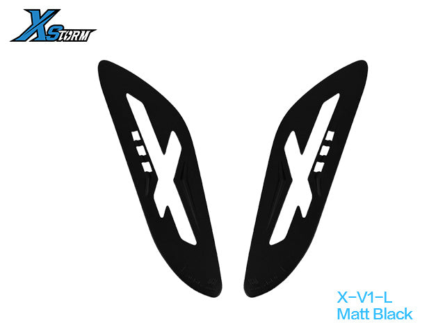 XSTORM X-V1 Replacement Trim Covers – Vespa Primavera / Sprint 150 – rear Matte Black trim; lamps excluded