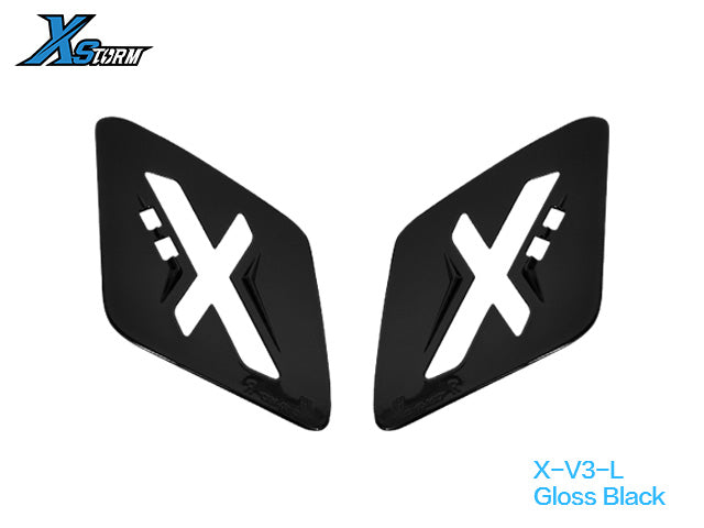 XSTORM X-V3 Replacement Trim Covers – Vespa GTS / GTV – rear Gloss Black trim; lamps excluded