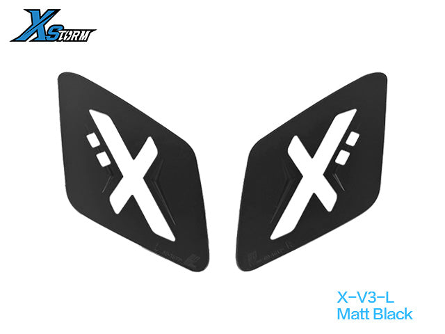 XSTORM X-V3 Replacement Trim Covers – Vespa GTS / GTV – rear Matte Black trim; lamps excluded